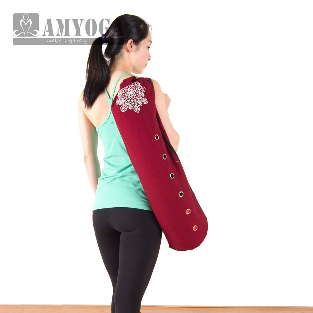 Yoga Fitness Usa - Canvas Yoga Mat Bag Single Shoulder