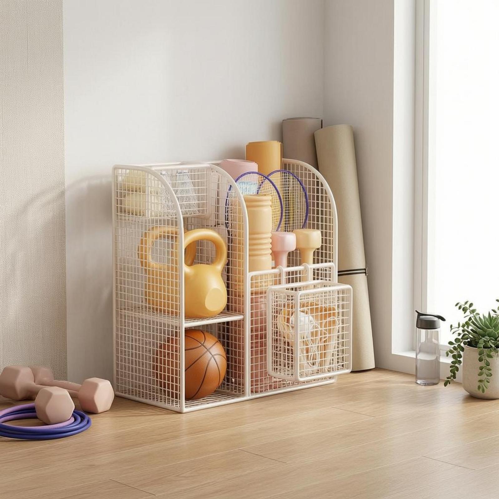 Compact Iron Wire Rack for Exe - Yoga Fitness Gear recension och pris