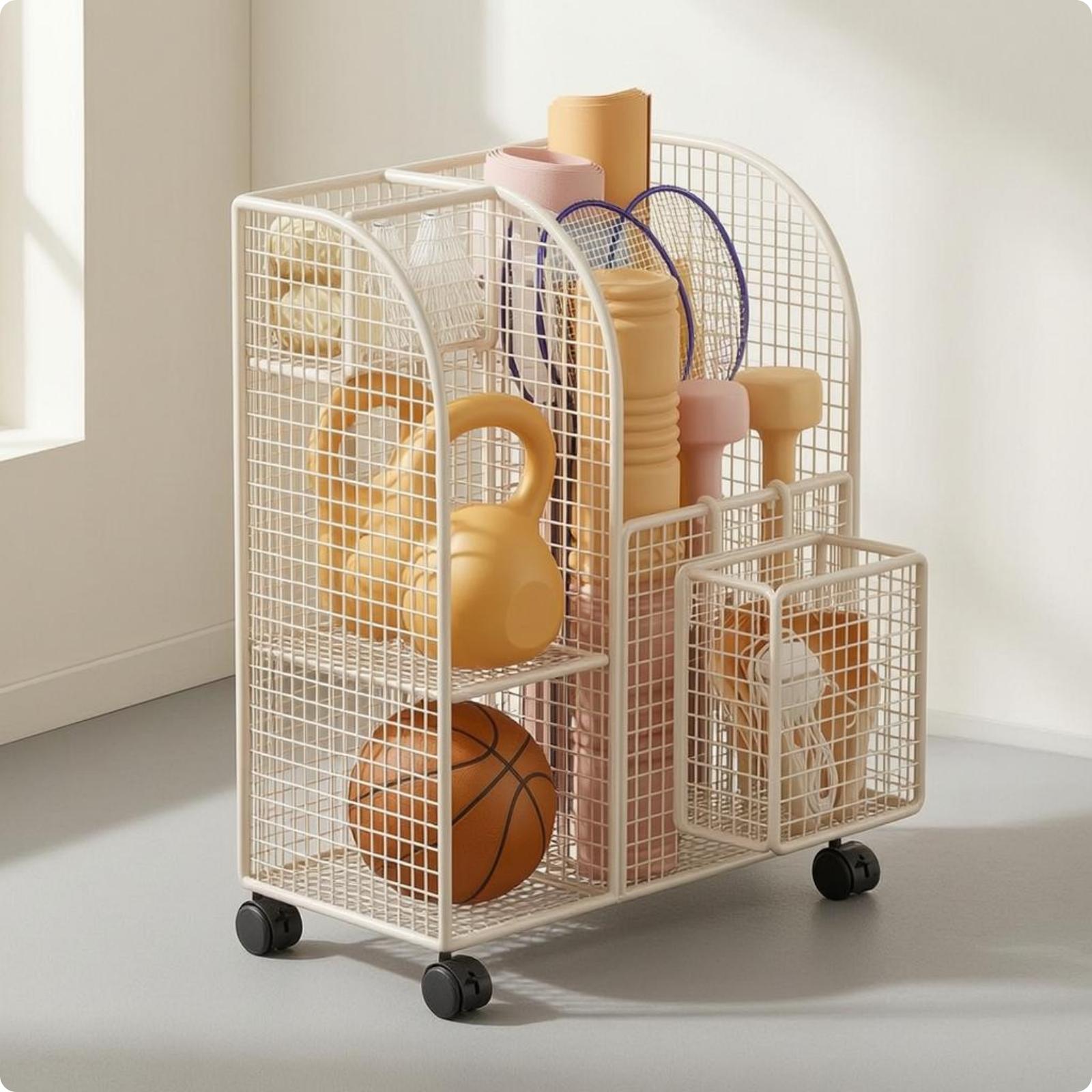 Compact Iron Wire Rack for Exe - Yoga Fitness Gear recension och pris