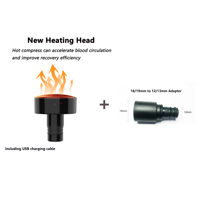 New Heat Fascia Gun Massage He - Vibration Massage Gun recension och pris