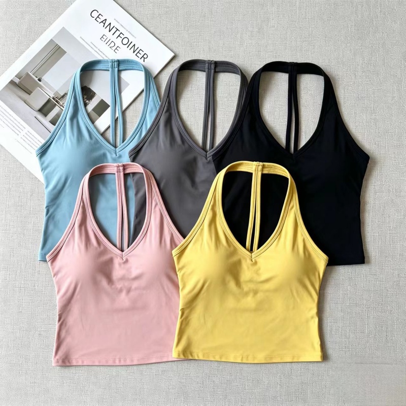V‑Neck Halter T‑Back Yoga Tank - Yoga And Fitness Studio recension och pris