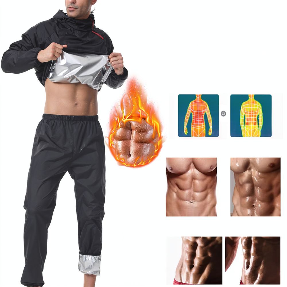 Mens Sauna Fitness Suit Plus S - Yoga Fitness Gear recension och pris