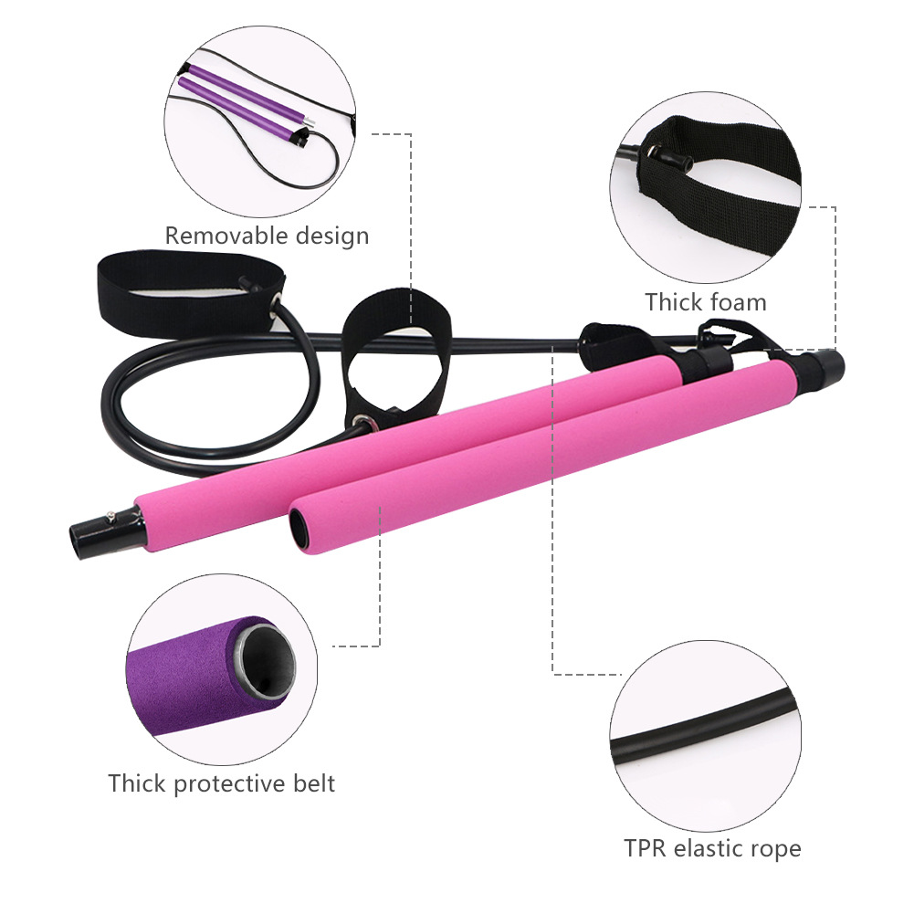 New Fitness Yoga Pilates Bar S - Yoga Fitness Resistance Band recension och pris