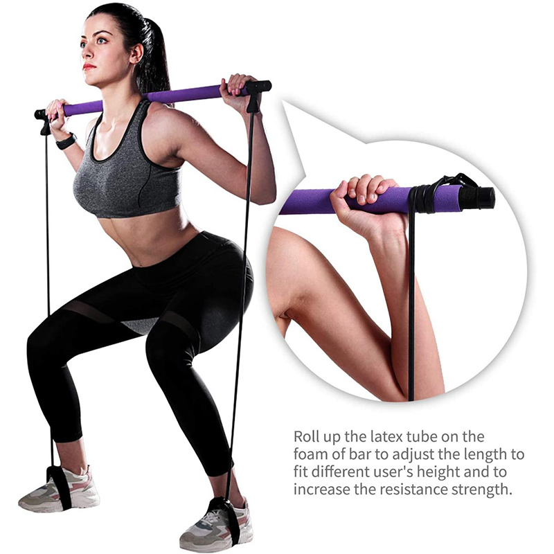 New Fitness Yoga Pilates Bar S - Yoga Fitness Resistance Band recension och pris