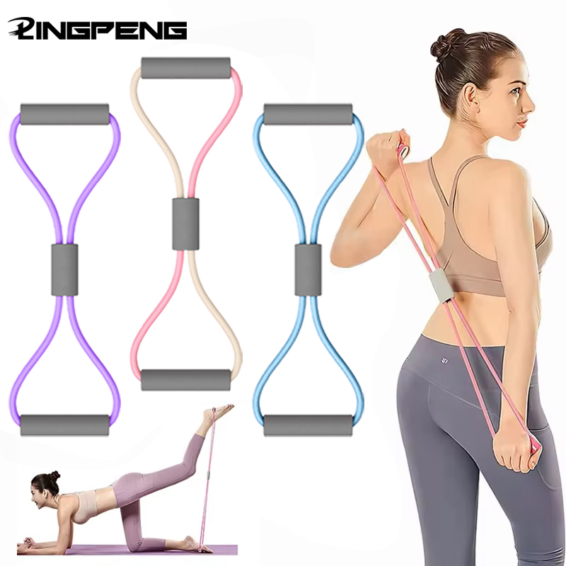 1Pcs Home Gym Elastic Band Por - Yoga Fitness Resistance Band recension och pris