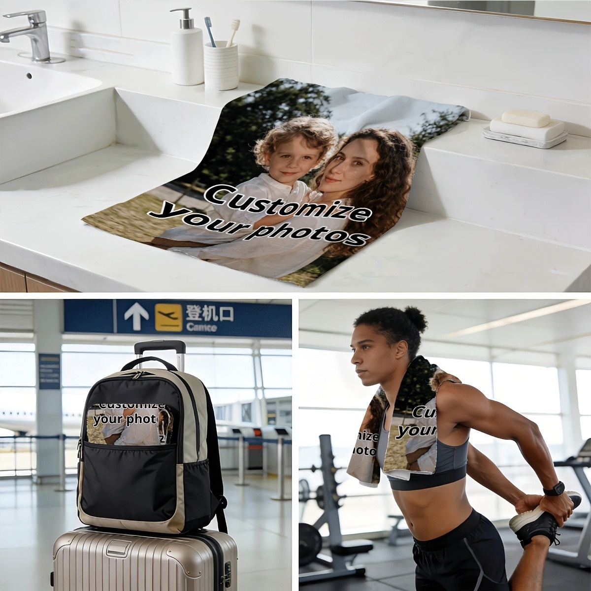 Customized towel, yoga, breath - Yoga Fitness Usa recension och pris