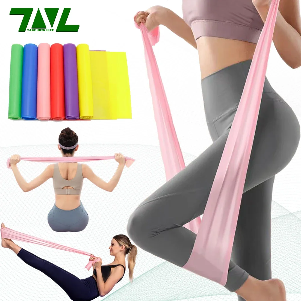 Length 200cm Yoga Pilates Stre - Yoga Fitness Resistance Band recension och pris