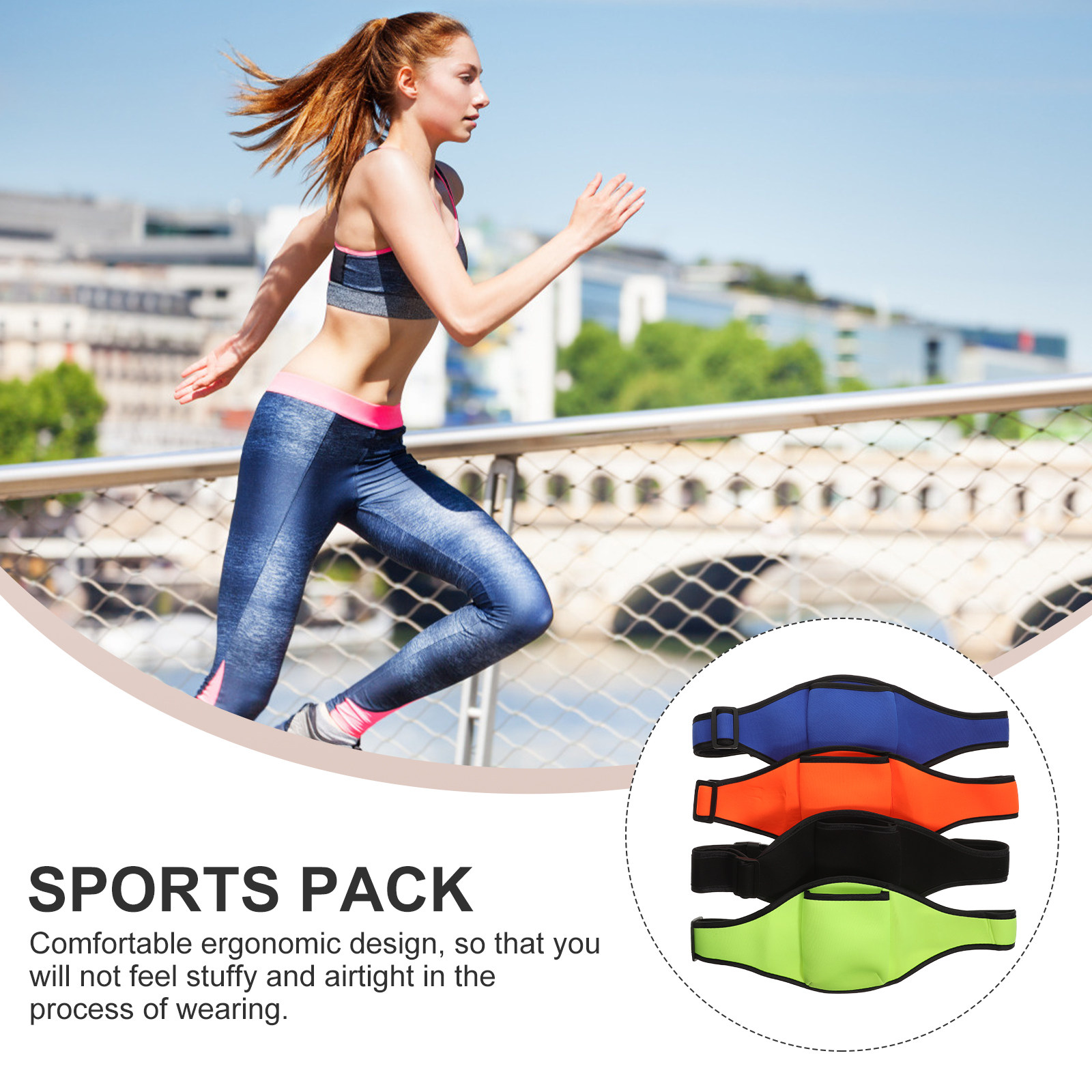 4Pcs Mic Waist Belts Premium D - Yoga And Fitness Instructor recension och pris