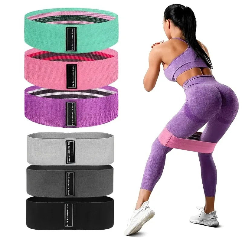 3Pcs Fabric Resistance Hip Boo - Yoga Fitness Resistance Band recension och pris