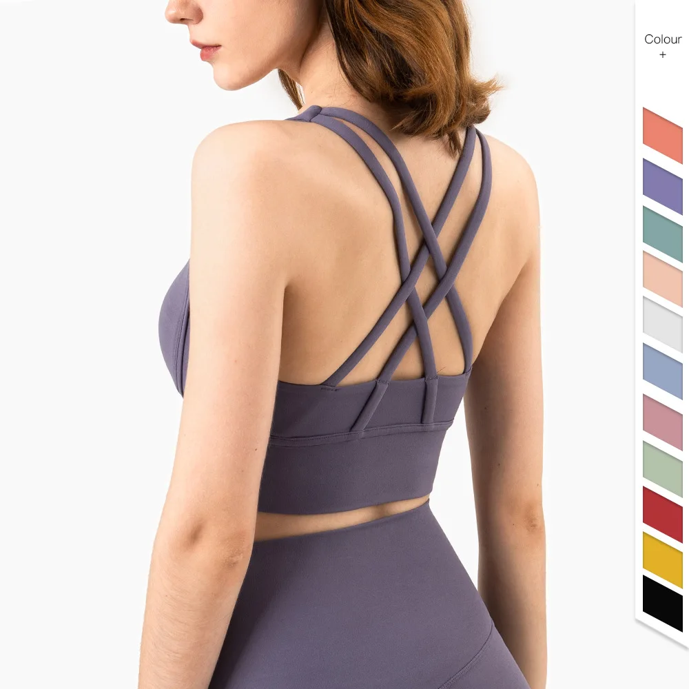 Summer Fashion Cross Back Wome - Yoga Fitness Body recension och pris