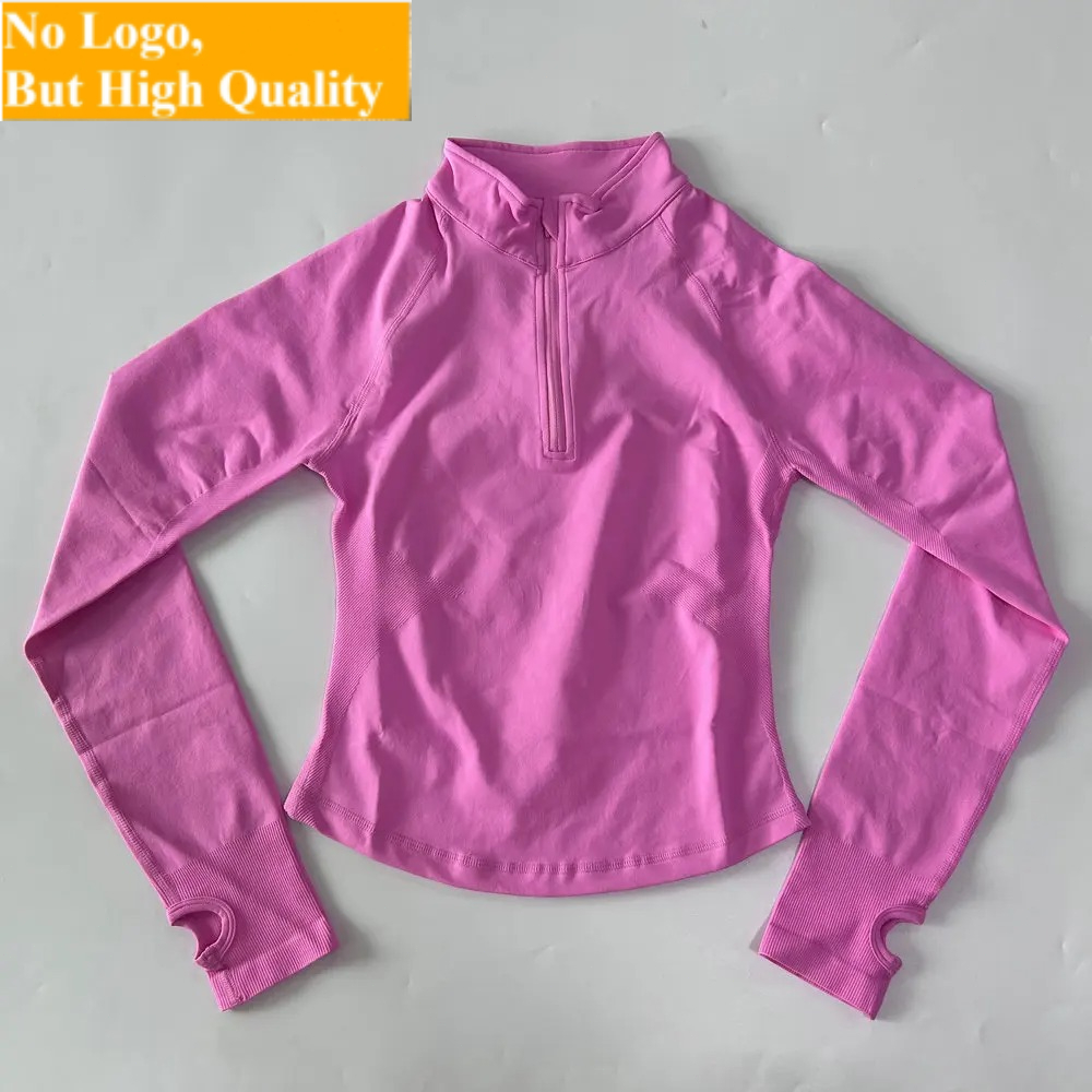 No Logo Yoga Jacket With Half  - Yoga Fitness Women recension och pris