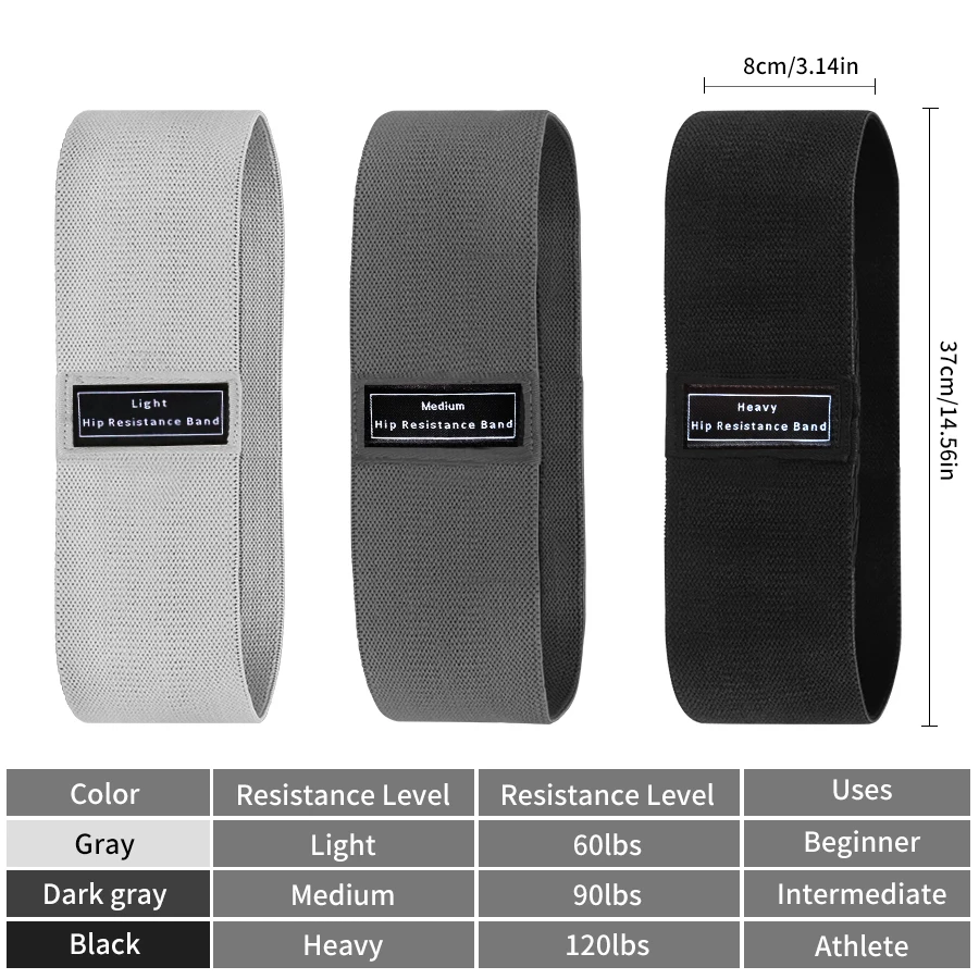 Fabric Resistance Hip Booty Ba - Yoga Fitness Resistance Band recension och pris