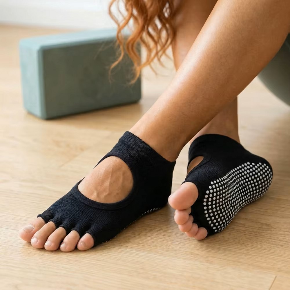 Backless Five Toe Yoga Socks O - Yoga And Fitness Studio recension och pris