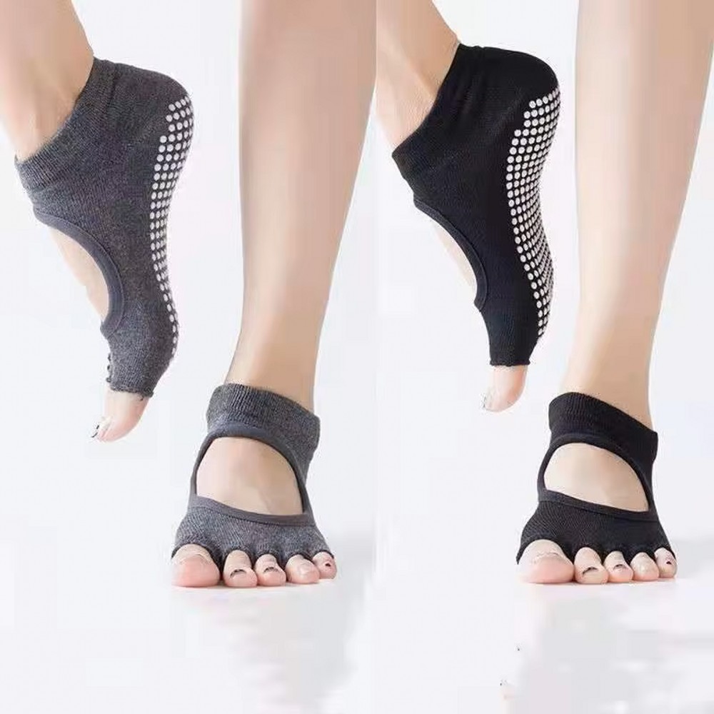 Backless Five Toe Yoga Socks O - Yoga And Fitness Studio recension och pris